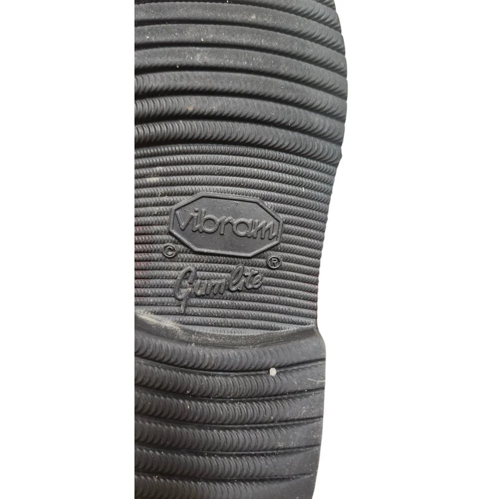 Gravati Black Suede Knee High Boots Vibram Gumlite Sole Classic Riding Style 9M